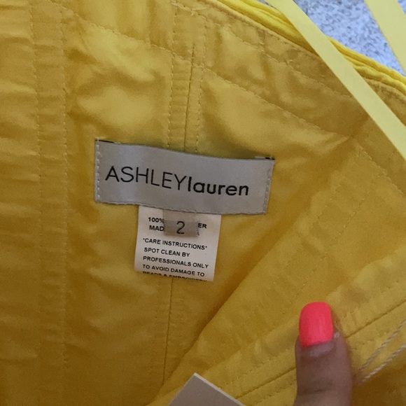 Brand new AshleyLauren yellow dress - Picture 2 of 4